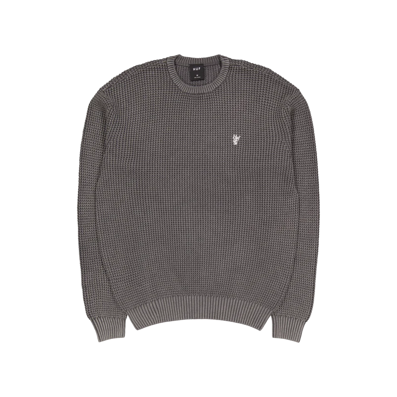 Filmore Waffle Knit Sweater Black
