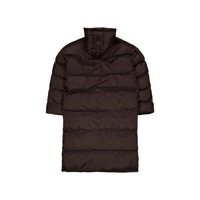 Doudoune Hood Extra Long Schot Dark Brown