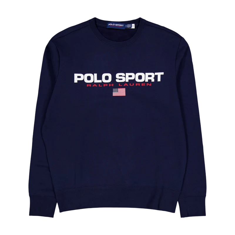Polo Sport Fleece Sweatshirt Cruise Navy / White