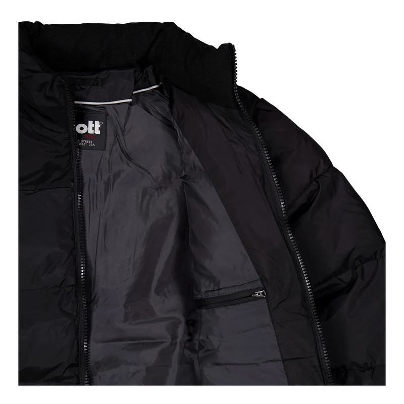 Jacket Empiecement Et Broderie Black