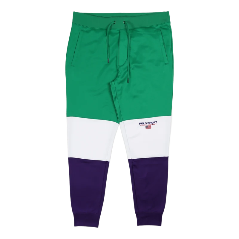 Polo Sport Fleece Jogger Pant Cruise Green/Champion Prpl/Wht