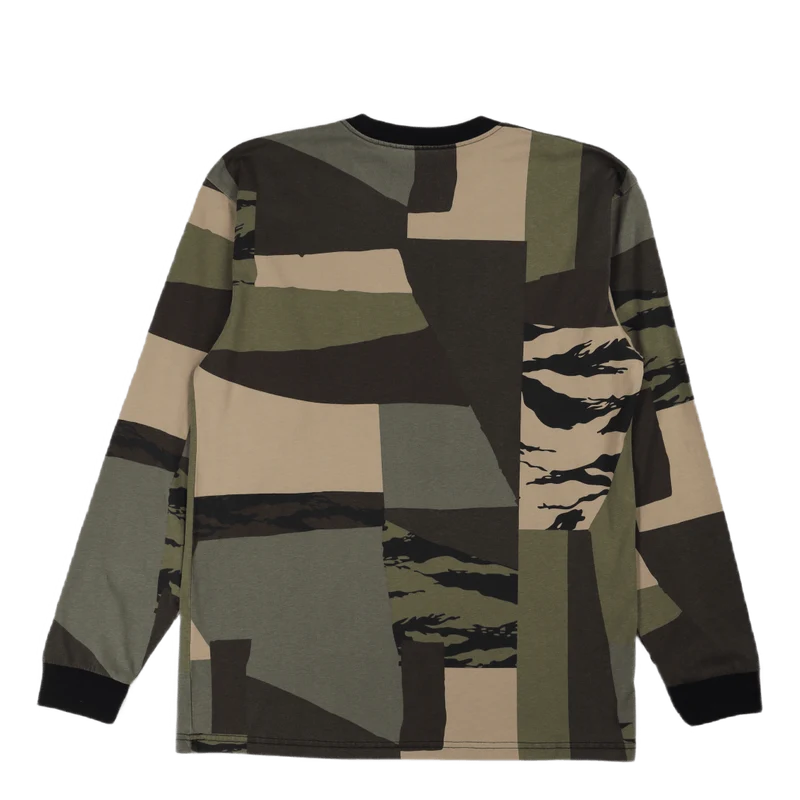 L/s Chase T-shirt Camo Mend / Gold