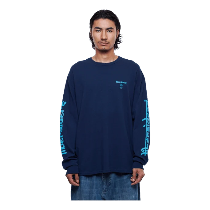 Lr Logo L/s Tee Navy