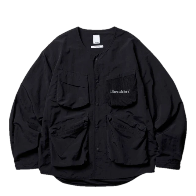 Nylon Utility Jacket Black
