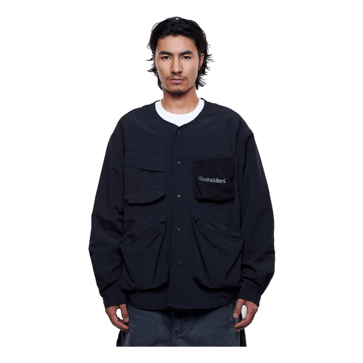 Nylon Utility Jacket Black