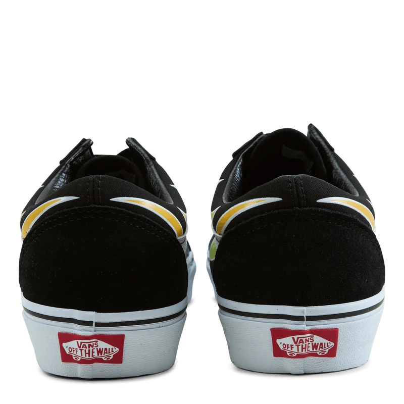 Ua Old Skool Glow Flame Black/white