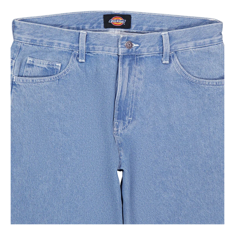 Double Knee Denim Pant Light Wash