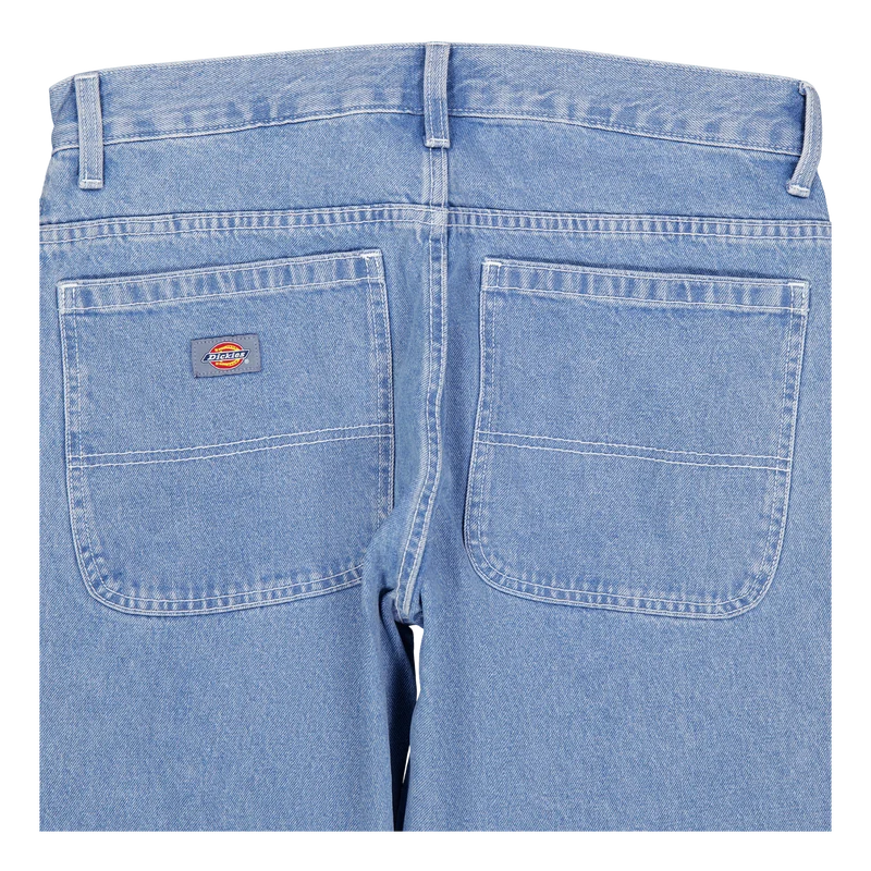 Double Knee Denim Pant Light Wash