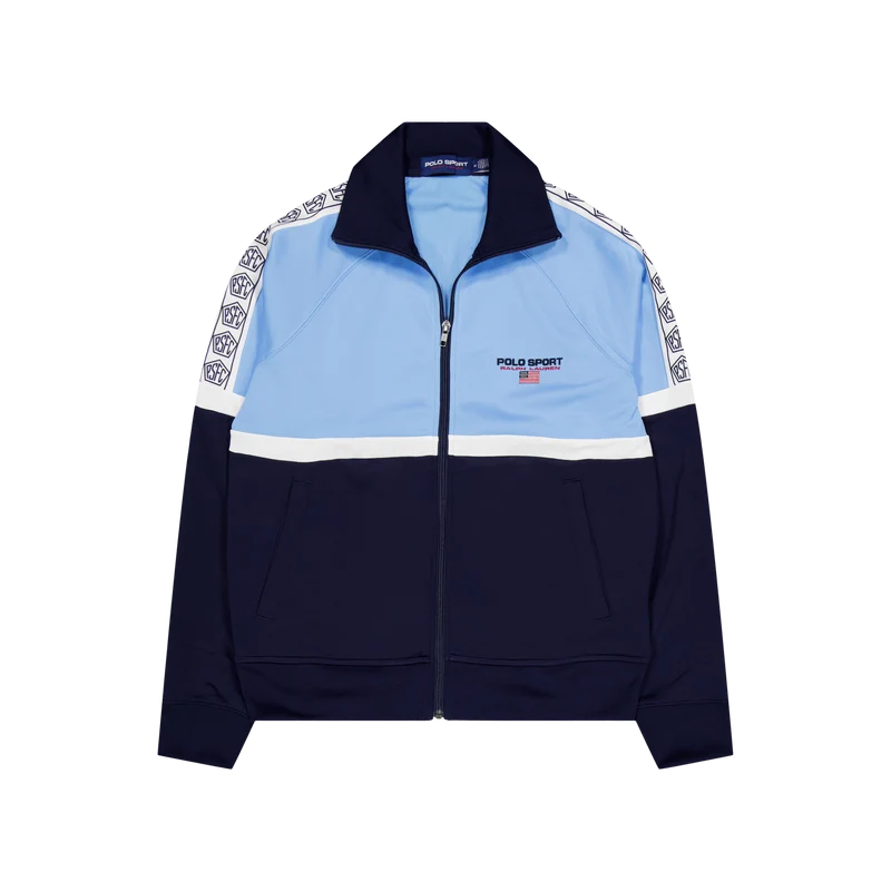 Polo Sport Fleece Track Jacket Cruise Navy Multi