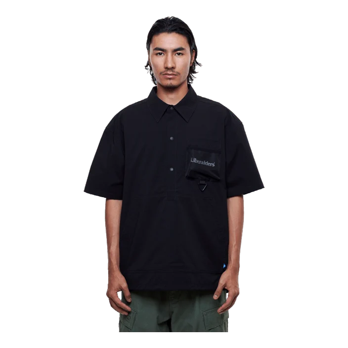 4way Stretch Half Shirt Black
