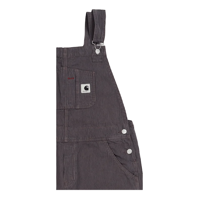 W' Bib Overall Straight Misty Thistle / Blue