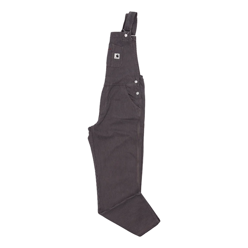W' Bib Overall Straight Misty Thistle / Blue