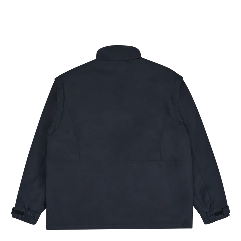 Nylon Track Jacket Black