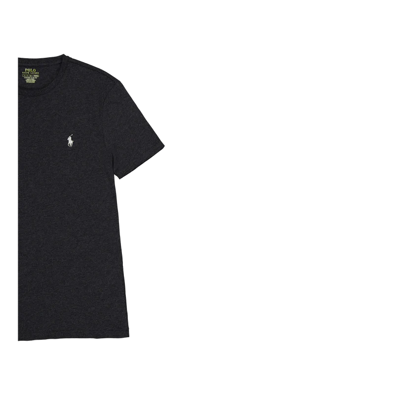 Custom Slim Fit Jersey Crewneck T-Shirt Black Marl Heather
