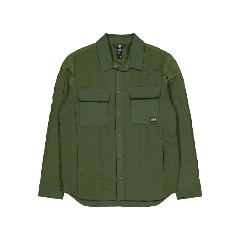 Stretchdown™ Light Shacket Surplus Green