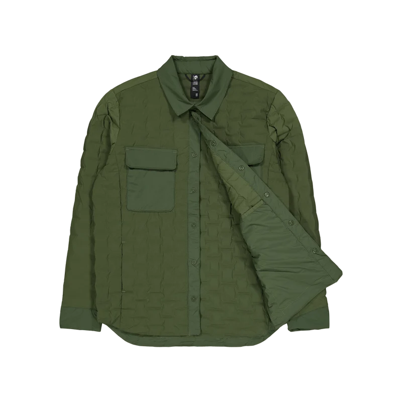 Stretchdown™ Light Shacket Surplus Green