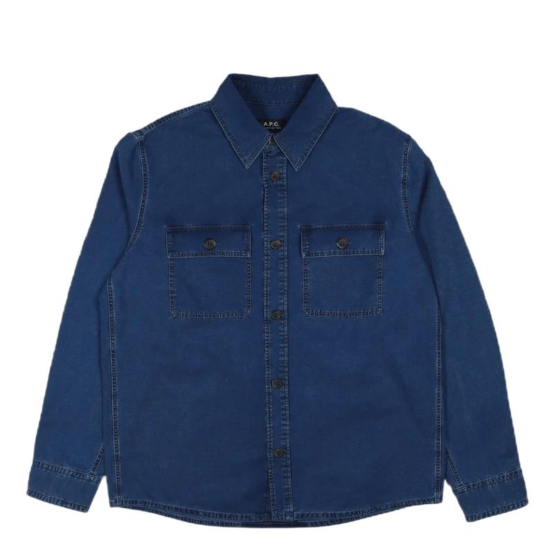 Surchemise Bastian Washed Indigo