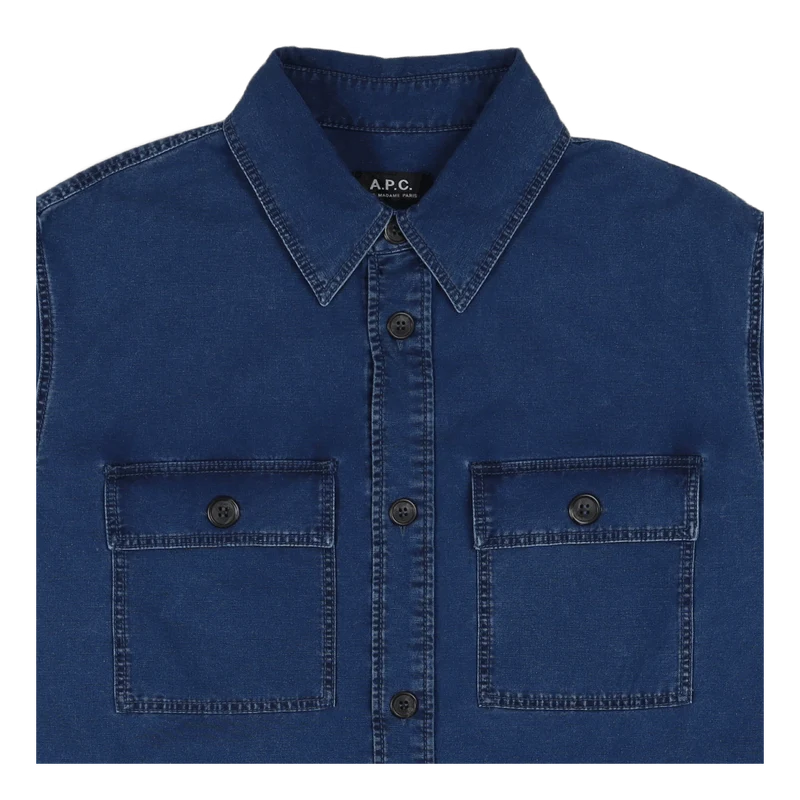 Surchemise Bastian Washed Indigo