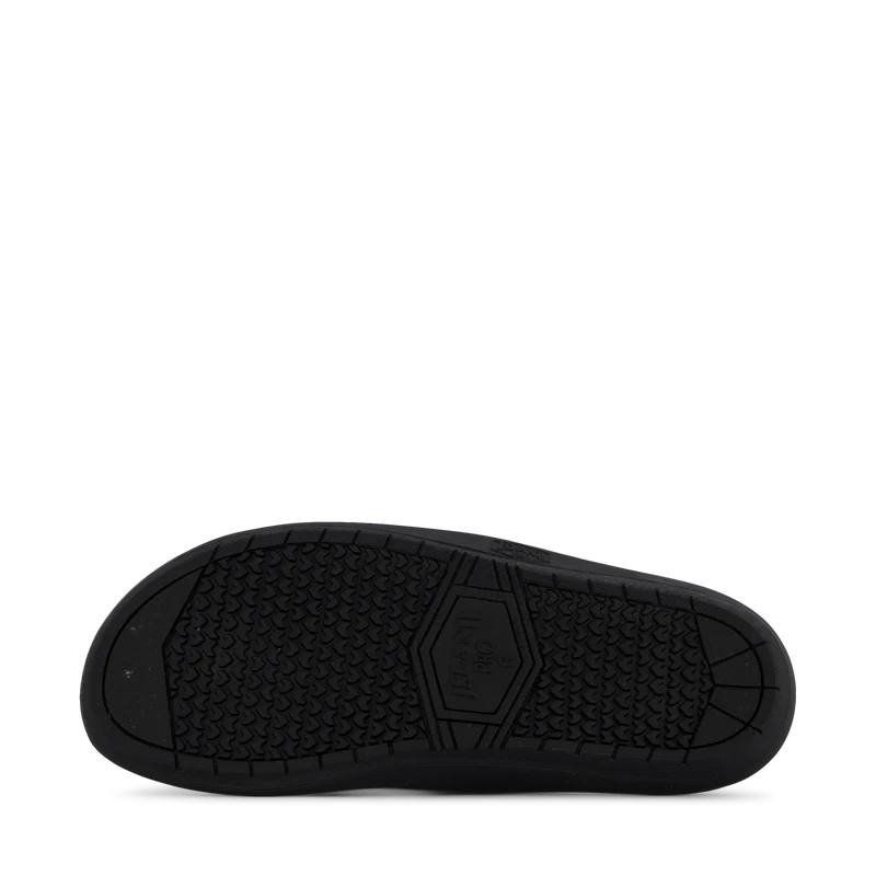 Nh X Island Slipper . Leather Black