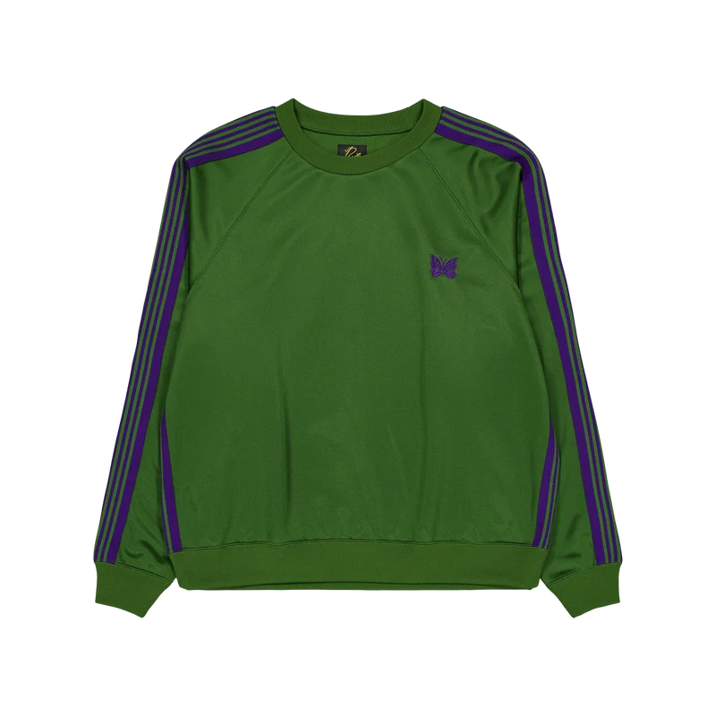 Track Crew Neck Shirt - Poly S A-ivy Green