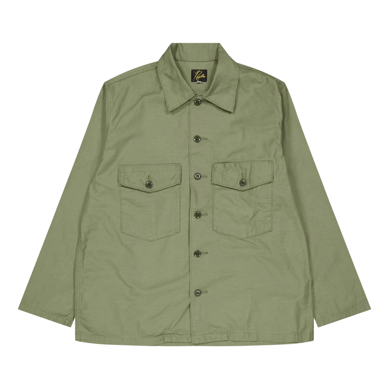 L/s Fatigue Shirt - Back Satee A-olive