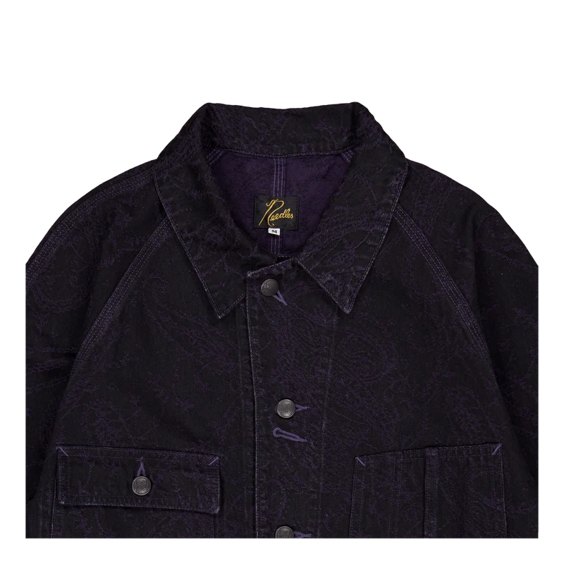 Coverall - 10oz Denim / Paisle B-black