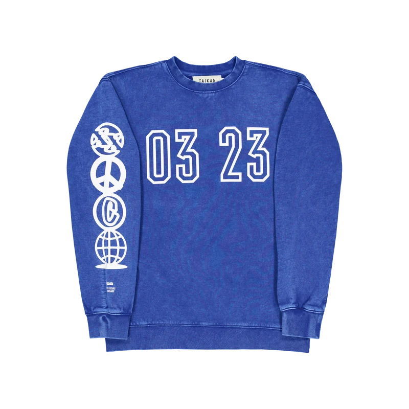Taikan X Cali Xx Custom Crew Royal Blue Acid