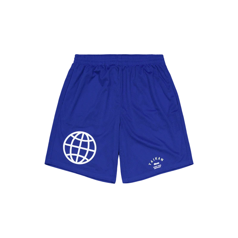 Taikan X Cali Xx Mesh Shorts Royal Blue