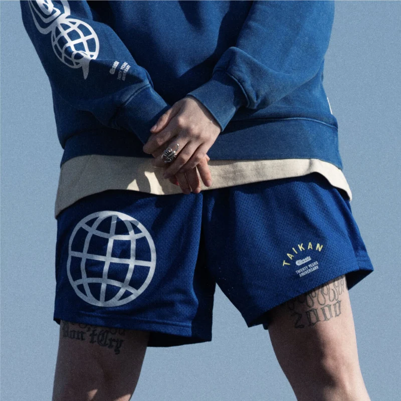 Taikan X Cali Xx Mesh Shorts Royal Blue