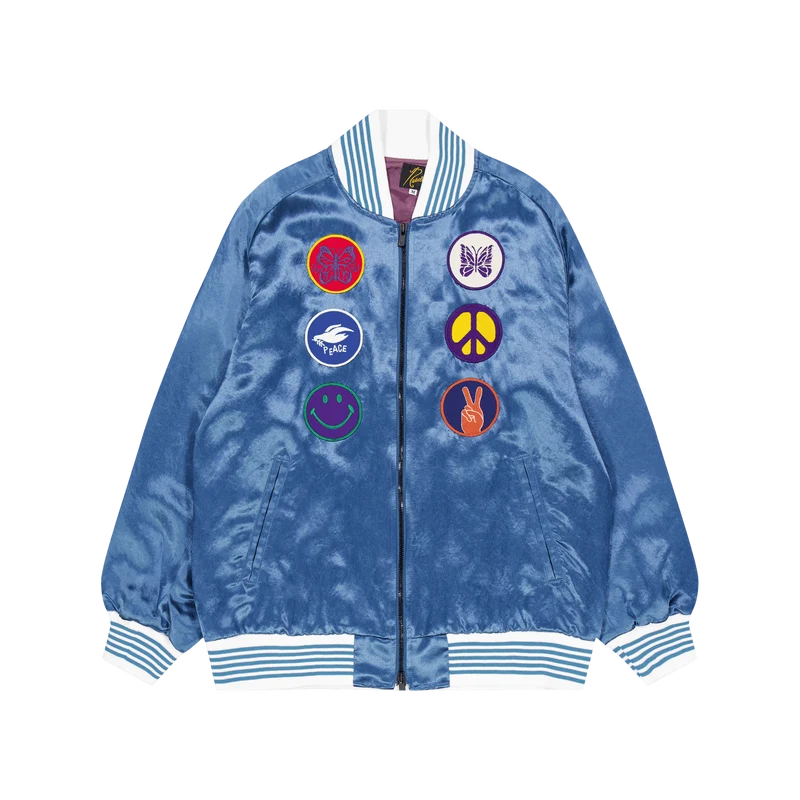 Award Jacket - Acetate Sateen A-blue