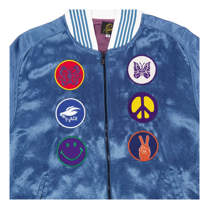 Award Jacket - Acetate Sateen A-blue
