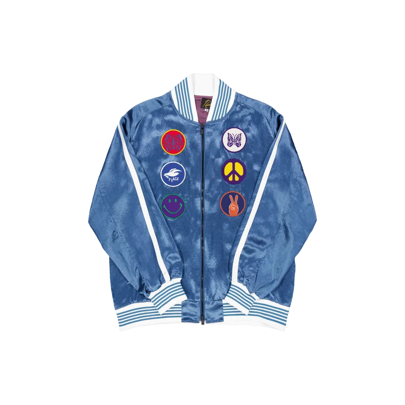 Award Jacket - Acetate Sateen A-blue