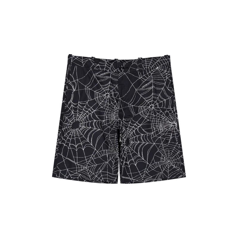 Spiderweb Short Pants Black
