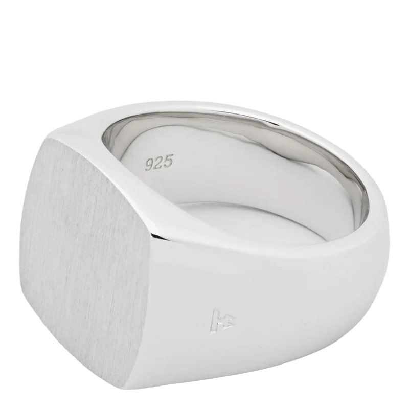 Cushion Satin 925 Sterling Silver