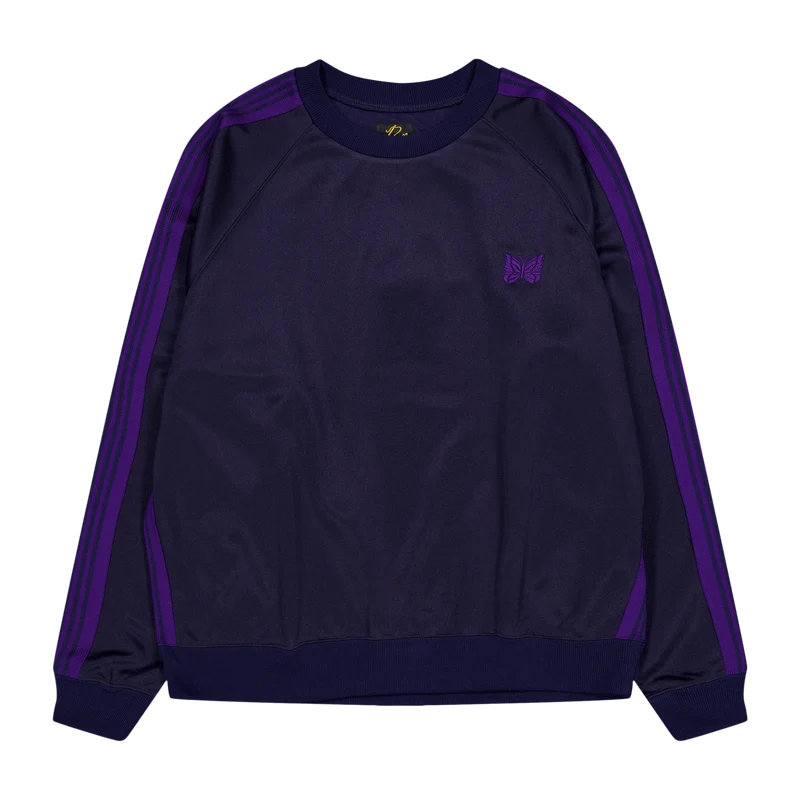 Track Crew Neck Shirt - Poly S C-navy