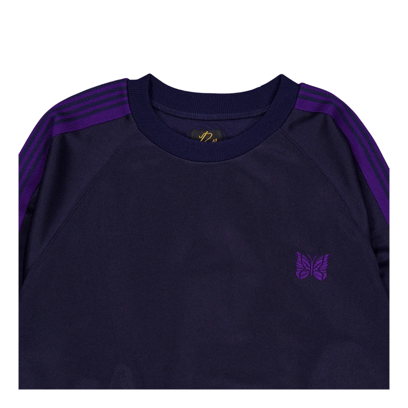 Track Crew Neck Shirt - Poly S C-navy
