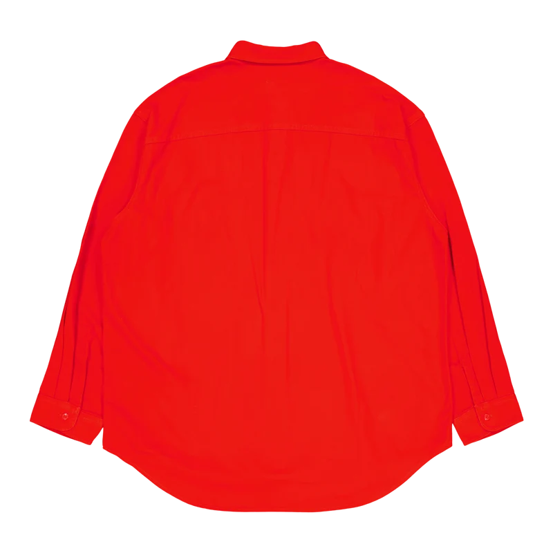 Skate L/s Woven Reds Fiery Red