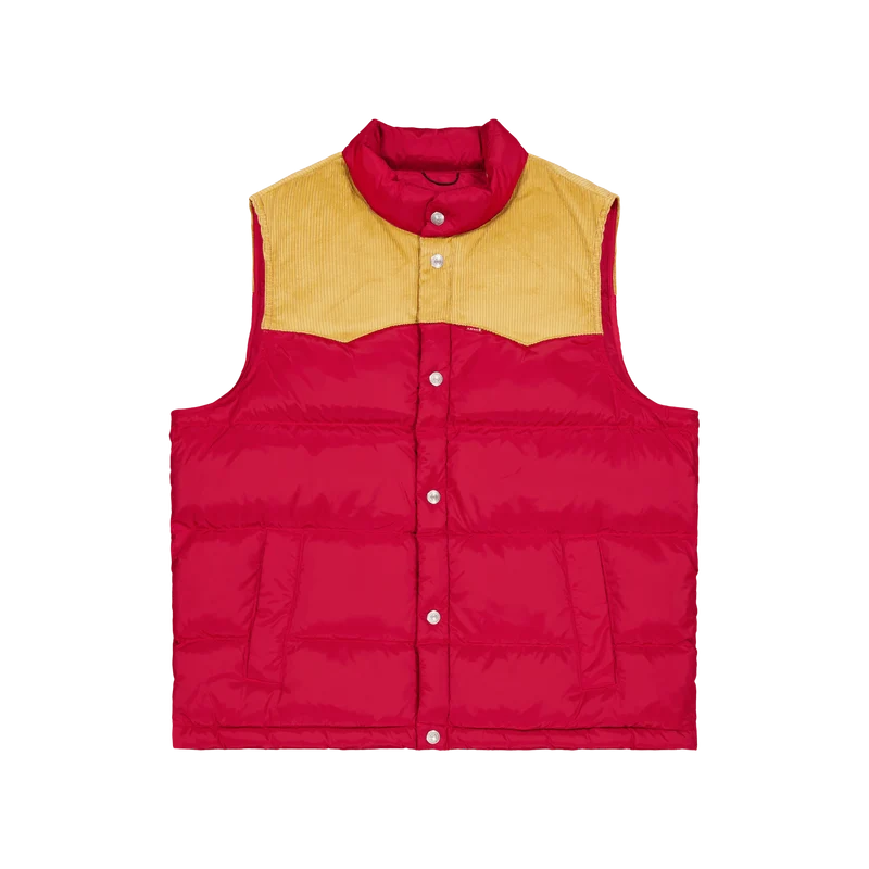 Western Super Puffer Vst Reds Rhythmic Red