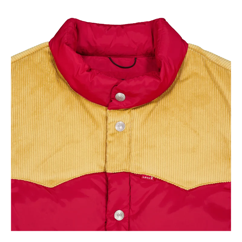 Western Super Puffer Vst Reds Rhythmic Red