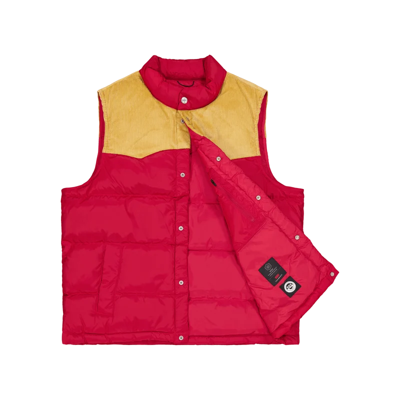 Western Super Puffer Vst Reds Rhythmic Red