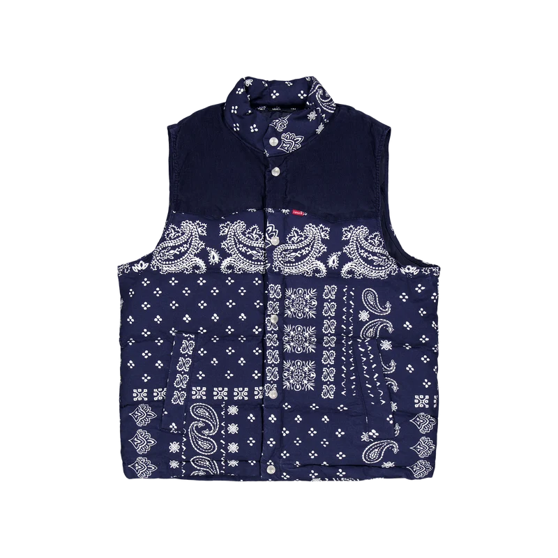 Western Super Puffer Vst Dark Barkley Bandana