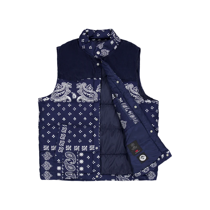 Western Super Puffer Vst Dark Barkley Bandana