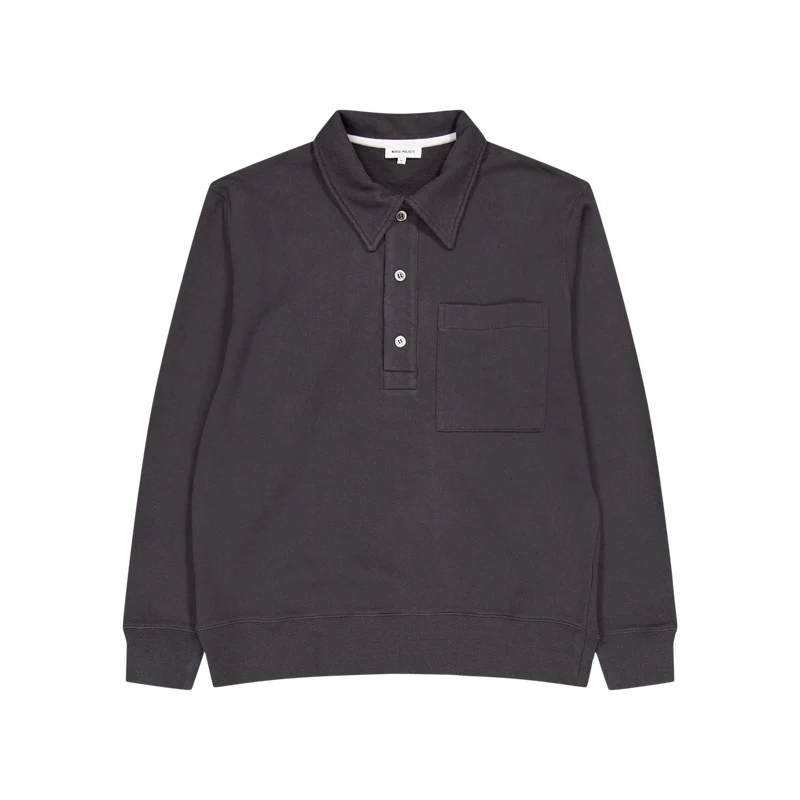 Fraser Relaxed Organic Loopbac Battleship Grey