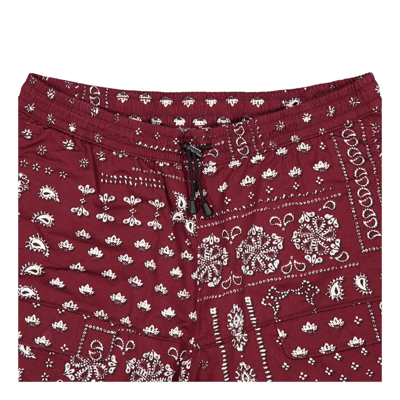 Trail Cargo Short - T3 Reds Bandana Remix Chocol