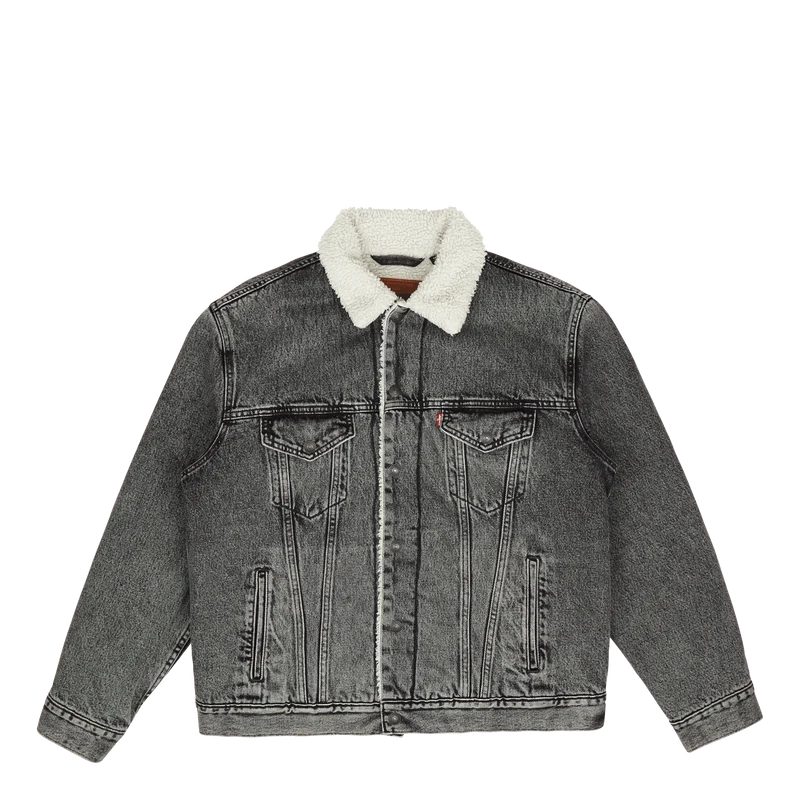 Vtg Fit Sherpa Trucker Z1305