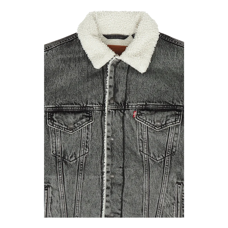 Vtg Fit Sherpa Trucker Z1305