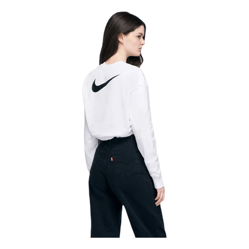 W Sportswear Swoosh Crew White