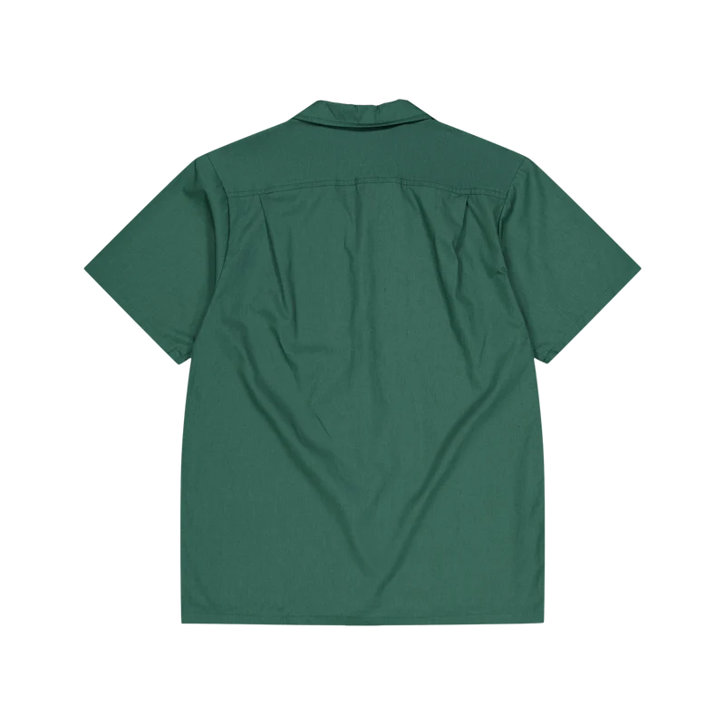 Solid Traveler Camp Shirt Pine