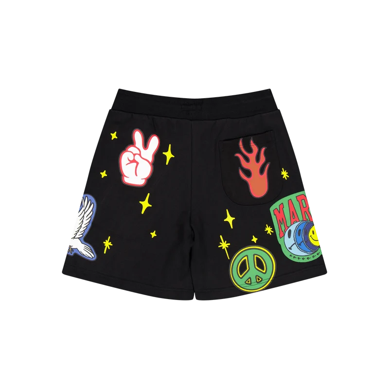 Smiley Start Within Stars Swea Black