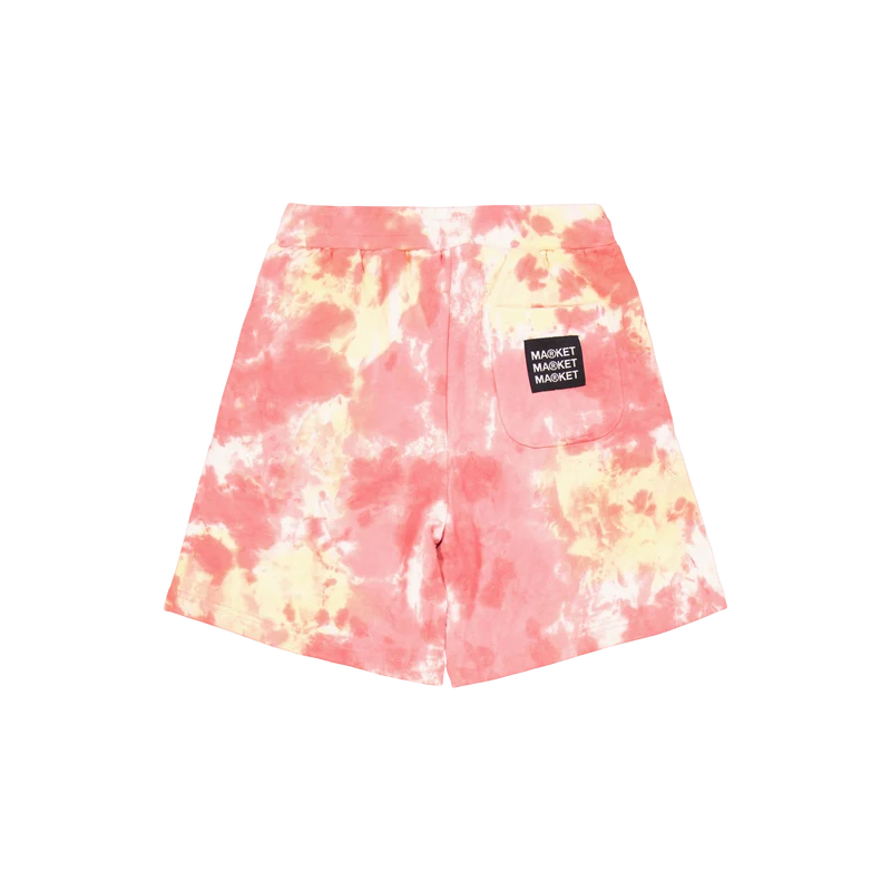 Smiley Look At The Bright Side Pink Tie-dye